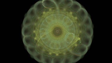 Fantezi kaotik renkli fraktal desen. Soyut Fraktal şekiller. 3D render resimde arka plan veya duvar kağıdı.