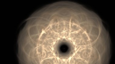 Fantezi kaotik renkli fraktal desen. Soyut Fraktal şekiller. 3D render resimde arka plan veya duvar kağıdı.