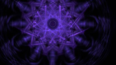 Fantezi kaotik renkli fraktal desen. Soyut Fraktal şekiller. 3D render resimde arka plan veya duvar kağıdı.