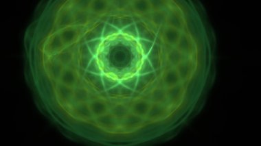 Fantezi kaotik renkli fraktal desen. Soyut Fraktal şekiller. 3D render resimde arka plan veya duvar kağıdı.