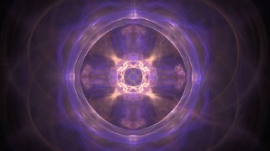 Fantezi kaotik renkli fraktal desen. Soyut Fraktal şekiller. 3D render resimde arka plan veya duvar kağıdı.