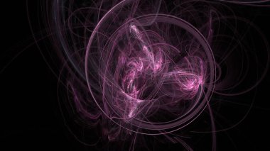 Fantezi kaotik renkli fraktal desen. Soyut Fraktal şekiller. 3D render resimde arka plan veya duvar kağıdı.