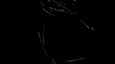 Fantezi kaotik renkli fraktal desen. Soyut Fraktal şekiller. 3D render resimde arka plan veya duvar kağıdı.