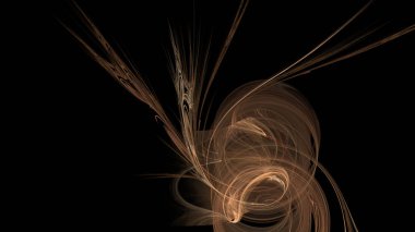 Fantezi kaotik renkli fraktal desen. Soyut Fraktal şekiller. 3D render resimde arka plan veya duvar kağıdı.