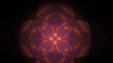 Fantezi kaotik renkli fraktal desen. Soyut Fraktal şekiller. 3D render resimde arka plan veya duvar kağıdı.