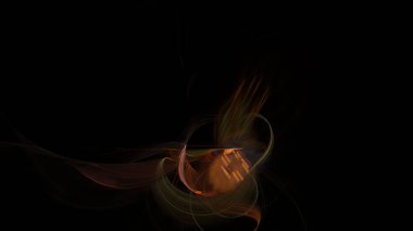 Fantezi kaotik renkli fraktal desen. Soyut Fraktal şekiller. 3D render resimde arka plan veya duvar kağıdı.