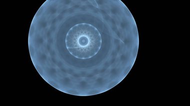 Fantezi kaotik renkli fraktal desen. Soyut Fraktal şekiller. 3D render resimde arka plan veya duvar kağıdı.