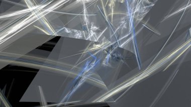 Fantezi kaotik renkli fraktal desen. Soyut Fraktal şekiller. 3D render resimde arka plan veya duvar kağıdı.