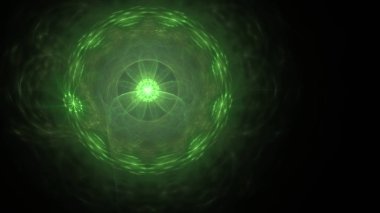 Fantezi kaotik renkli fraktal desen. Soyut Fraktal şekiller. 3D render resimde arka plan veya duvar kağıdı.