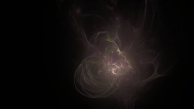 Fantezi kaotik renkli fraktal desen. Soyut Fraktal şekiller. 3D render resimde arka plan veya duvar kağıdı.