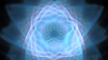 Fantezi kaotik renkli fraktal desen. Soyut Fraktal şekiller. 3D render resimde arka plan veya duvar kağıdı.