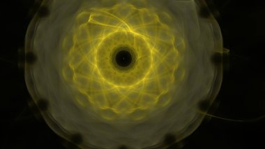 Fantezi kaotik renkli fraktal desen. Soyut Fraktal şekiller. 3D render resimde arka plan veya duvar kağıdı.