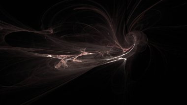 Fantezi kaotik renkli fraktal desen. Soyut Fraktal şekiller. 3D render resimde arka plan veya duvar kağıdı.