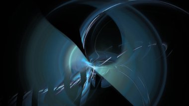 Fantezi kaotik renkli fraktal desen. Soyut Fraktal şekiller. 3D render resimde arka plan veya duvar kağıdı.