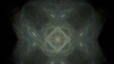 Fantezi kaotik renkli fraktal desen. Soyut Fraktal şekiller. 3D render resimde arka plan veya duvar kağıdı.