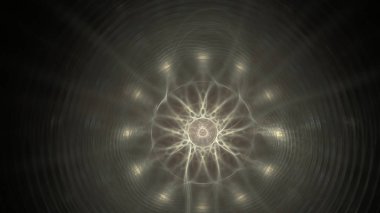 Fantezi kaotik renkli fraktal desen. Soyut Fraktal şekiller. 3D render resimde arka plan veya duvar kağıdı.