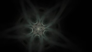 Fantezi kaotik renkli fraktal desen. Soyut Fraktal şekiller. 3D render resimde arka plan veya duvar kağıdı.