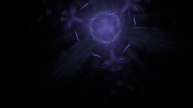 Fantezi kaotik renkli fraktal desen. Soyut Fraktal şekiller. 3D render resimde arka plan veya duvar kağıdı.