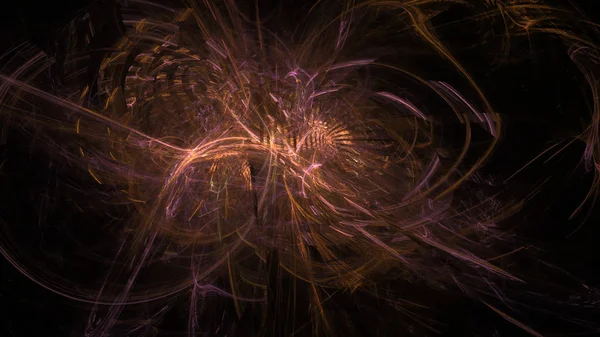 Fantezi kaotik renkli fraktal desen. Soyut Fraktal şekiller. 3D render resimde arka plan veya duvar kağıdı.