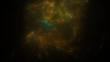 Fantezi kaotik renkli fraktal desen. Soyut Fraktal şekiller. 3D render resimde arka plan veya duvar kağıdı.