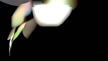 Fantezi kaotik renkli fraktal desen. Soyut Fraktal şekiller. 3D render resimde arka plan veya duvar kağıdı.