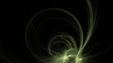 Fantezi kaotik renkli fraktal desen. Soyut Fraktal şekiller. 3D render resimde arka plan veya duvar kağıdı.