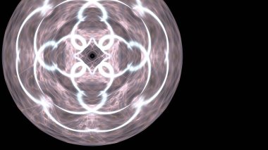 Fantezi kaotik renkli fraktal desen. Soyut Fraktal şekiller. 3D render resimde arka plan veya duvar kağıdı.