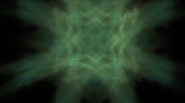 Fantezi kaotik renkli fraktal desen. Soyut Fraktal şekiller. 3D render resimde arka plan veya duvar kağıdı.