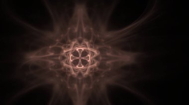 Fantezi kaotik renkli fraktal desen. Soyut Fraktal şekiller. 3D render resimde arka plan veya duvar kağıdı.