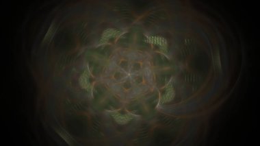 Fantezi kaotik renkli fraktal desen. Soyut Fraktal şekiller. 3D render resimde arka plan veya duvar kağıdı.