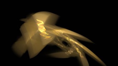 Fantezi kaotik renkli fraktal desen. Soyut Fraktal şekiller. 3D render resimde arka plan veya duvar kağıdı.