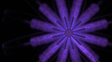 Fantezi kaotik renkli fraktal desen. Soyut Fraktal şekiller. 3D render resimde arka plan veya duvar kağıdı.