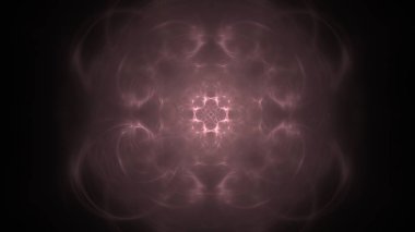 Fantezi kaotik renkli fraktal desen. Soyut Fraktal şekiller. 3D render resimde arka plan veya duvar kağıdı.