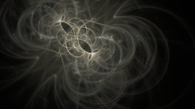 Fantezi kaotik renkli fraktal desen. Soyut Fraktal şekiller. 3D render resimde arka plan veya duvar kağıdı.