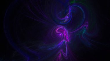 Fantezi kaotik renkli fraktal desen. Soyut Fraktal şekiller. 3D render resimde arka plan veya duvar kağıdı.