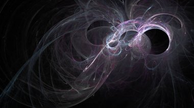 Fantezi kaotik renkli fraktal desen. Soyut Fraktal şekiller. 3D render resimde arka plan veya duvar kağıdı.