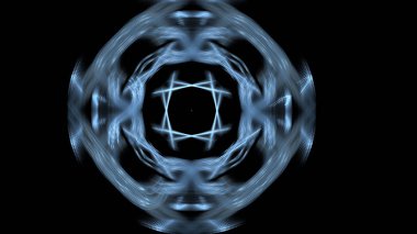 Fantezi kaotik renkli fraktal desen. Soyut Fraktal şekiller. 3D render resimde arka plan veya duvar kağıdı.