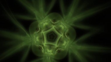 Fantezi kaotik renkli fraktal desen. Soyut Fraktal şekiller. 3D render resimde arka plan veya duvar kağıdı.