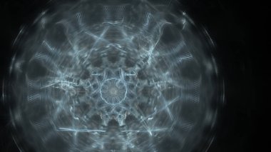 Fantezi kaotik renkli fraktal desen. Soyut Fraktal şekiller. 3D render resimde arka plan veya duvar kağıdı.