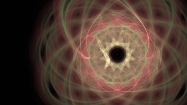 Fantezi kaotik renkli fraktal desen. Soyut Fraktal şekiller. 3D render resimde arka plan veya duvar kağıdı.