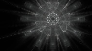 Fantezi kaotik renkli fraktal desen. Soyut Fraktal şekiller. 3D render resimde arka plan veya duvar kağıdı.