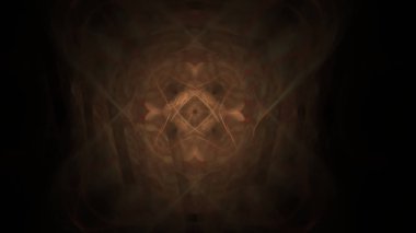 Fantezi kaotik renkli fraktal desen. Soyut Fraktal şekiller. 3D render resimde arka plan veya duvar kağıdı.