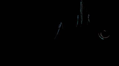 Fantezi kaotik renkli fraktal desen. Soyut Fraktal şekiller. 3D render resimde arka plan veya duvar kağıdı.