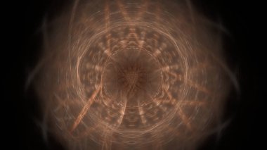 Fantezi kaotik renkli fraktal desen. Soyut Fraktal şekiller. 3D render resimde arka plan veya duvar kağıdı.