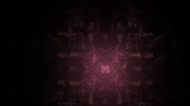 Fantezi kaotik renkli fraktal desen. Soyut Fraktal şekiller. 3D render resimde arka plan veya duvar kağıdı.