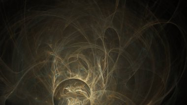 Fantezi kaotik renkli fraktal desen. Soyut Fraktal şekiller. 3D render resimde arka plan veya duvar kağıdı.