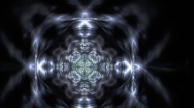 Fantezi kaotik renkli fraktal desen. Soyut Fraktal şekiller. 3D render resimde arka plan veya duvar kağıdı.