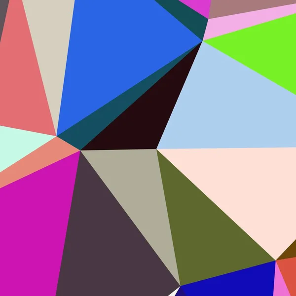 Abstract Background Multicolored Geometric Poligonal — Stock Photo, Image