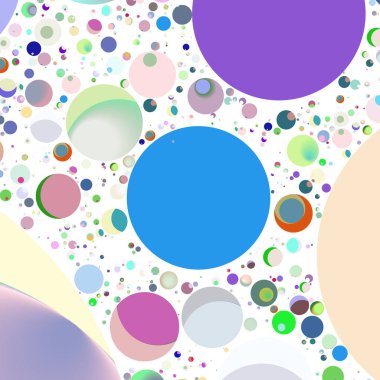 Çok renkli geometrik daire arka plan seamless modeli.