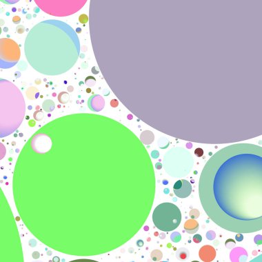 Çok renkli geometrik daire arka plan seamless modeli.